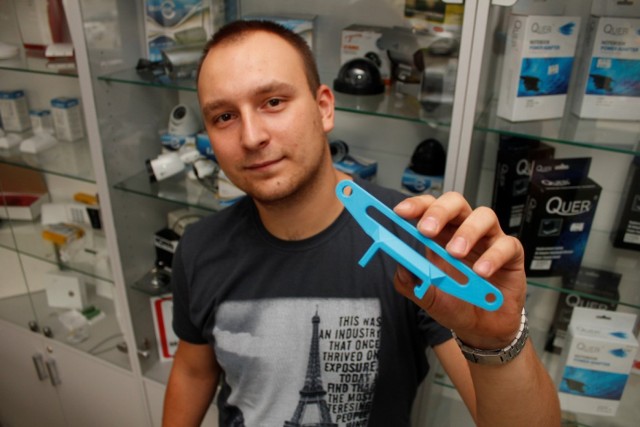 Krzysztof Paździorny z Siemianowic zbudował własną drukarkę 3D