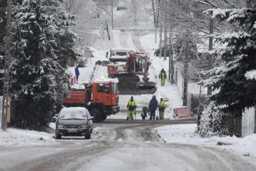 Mimo zimy wiele dróg w Tarnowie wciąż  jest w remoncie
