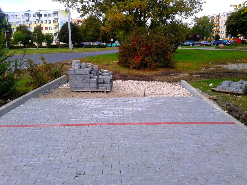 Remont parkingu przy ul Rydygiera na Rubinkowie  w Toruniu