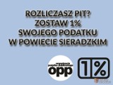 Komu z terenu powiatu sieradzkiego można przekazać 1 procent podatku? (lista)