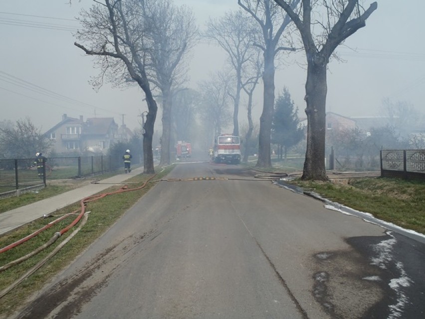 Działania Straży Pożarnej  na zdarzenia atmosferyczne z wtorku 23 kwietnia