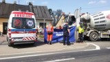 Śmiertelny wypadek w Konstantynowie. Betoniarka potrąciła kobietę