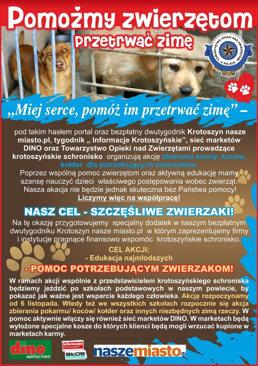 Nasza akcja - Miej serce dla zwierzaków