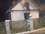 Pożar domu w Borowej