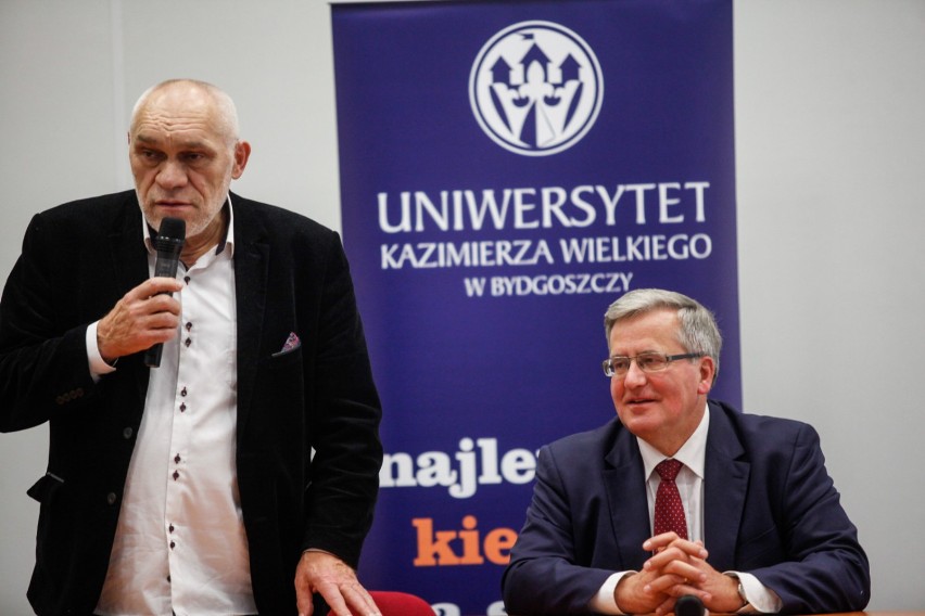 Bronisław Komorowski na UKW w Bydgoszczy.