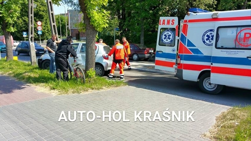 Do wypadku doszło na ul. Urzędowskiej w Kraśniku
