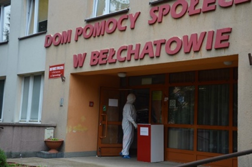 Ewakuacja Domu Pomocy Społecznej w Bełchatowie