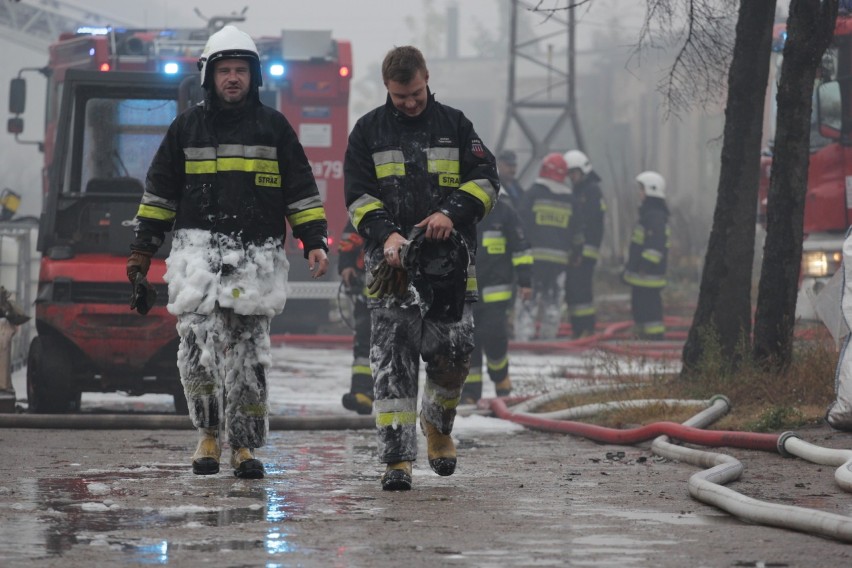 Aż 35 zastępów straży pożarnej walczyło z pożarem...