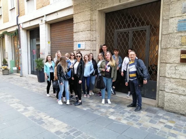 Uczniowie z Rydułtów na praktykach we Włoszech