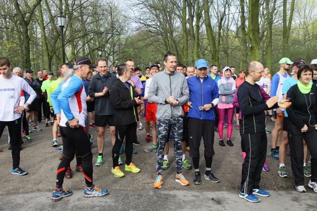 Parkrun Łódź. Bieg w parku Poniatowskiego - 16 kwietnia 2016