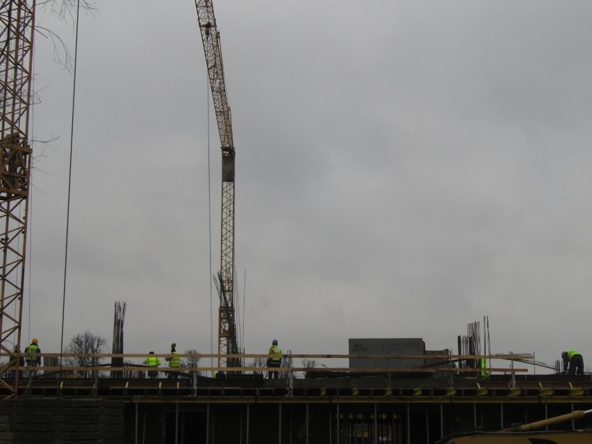 Fotorelacja z budowy nowej komendy powiatowej policji w Wadowicach