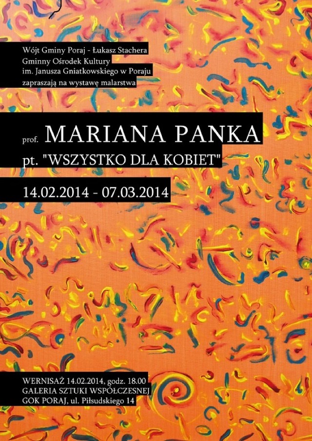 Wernisaż wystawy prof. Mariana Panka odbędzie się 14 lutego.