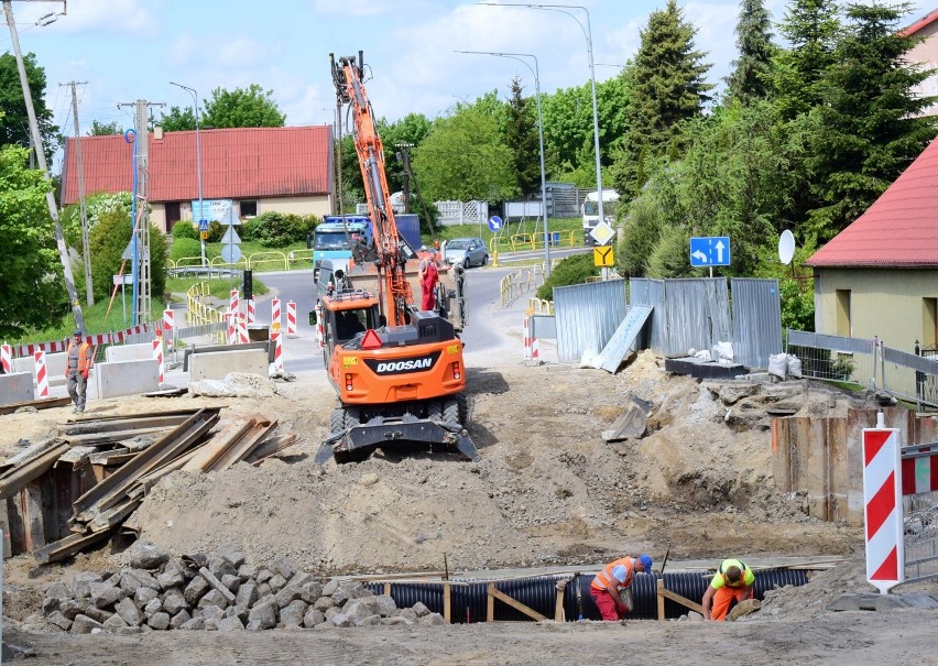 Trwają prace w ramach I etapu rozbudowy dróg wojewódzkich nr 222 i nr 224