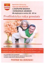 Bezpłatne badania prostaty dla mieszkańców gminy Drzewica. Z badań mogą skorzystać mężczyźni w wieku 50-69 lat (foto)