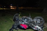 Wypadek motocyklowy w Krasnem: Zginęło dwóch 19-latków