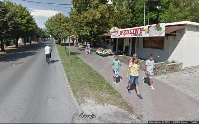 Opoczno i mieszkańcy miasta na mapach Google Street View