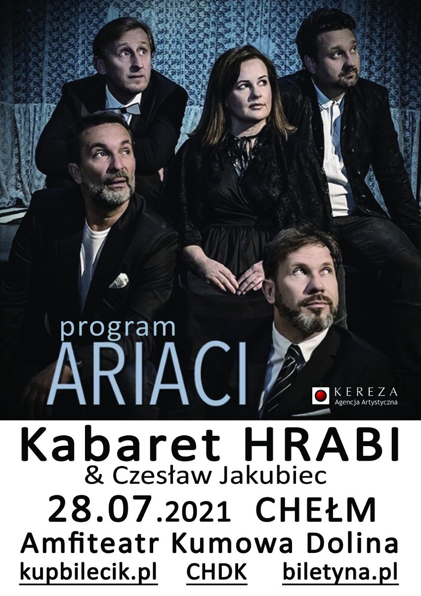 Występ Kabaretu Hrabi w Chełmie już 28 lipca w amfiteatrze Kumowa Dolina