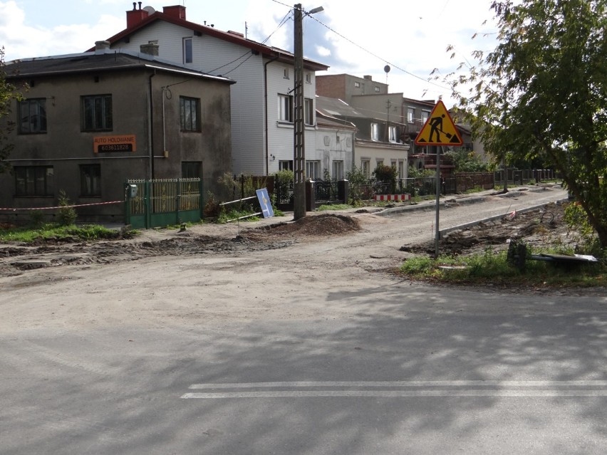 Trwa remont ulicy Spacerowej w Radomsku.