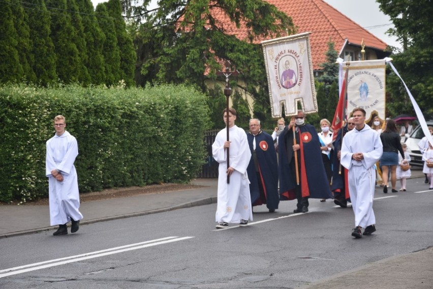 Procesja Bożego Ciała parafii pw. bł. Michała Kozala w Wągrowcu 