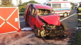 Tragiczny wypadek w Czajowicach. Czołowe zderzenie, jedna osoba nie żyje [ZDJĘCIA]