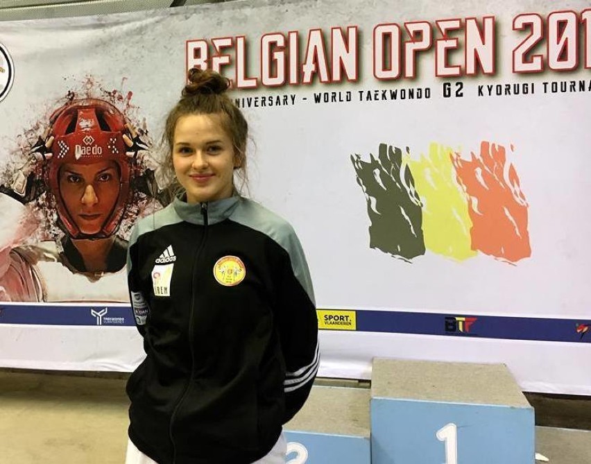 Adrianna Mizgalska na zawodach Pucharu Świata w Belgii