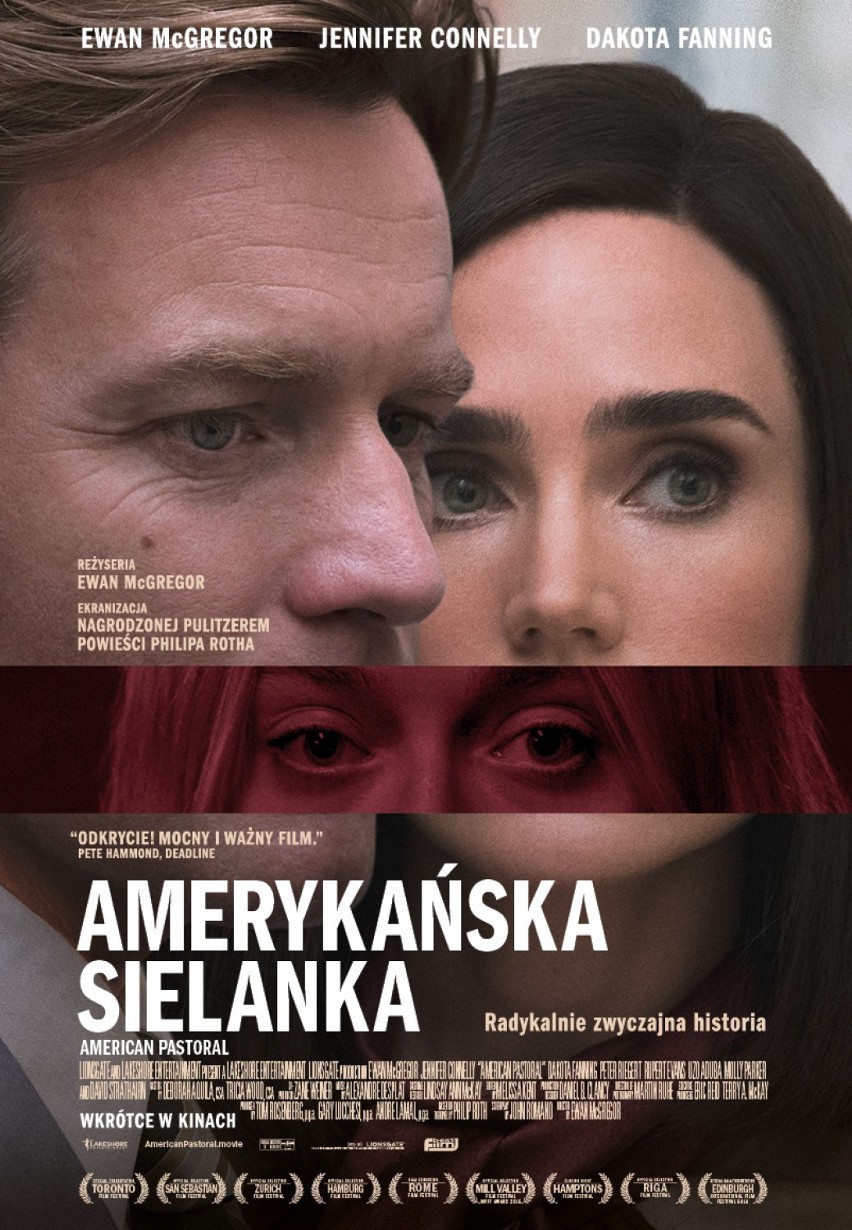 „Amerykańska sielanka” 
Reż. Ewan McGregor, USA 
{Kino Pod...