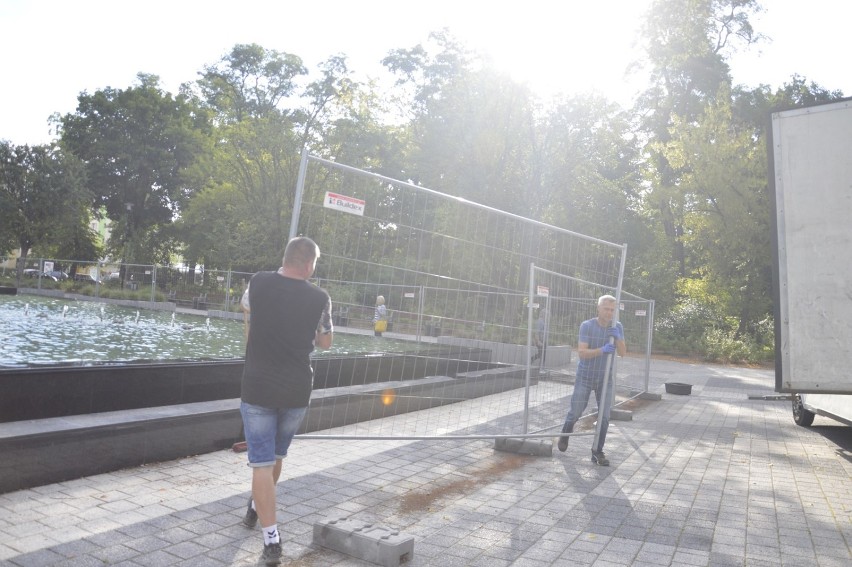 Głogów - Fontanna w Parku Słowiańskim już działa