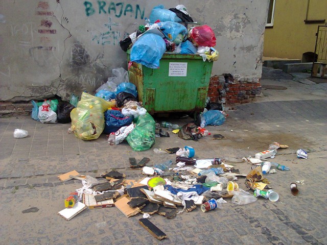Śmieci w Łęczycy to wciąż problem. Firmy nie nadążają z wywozem odpadów.