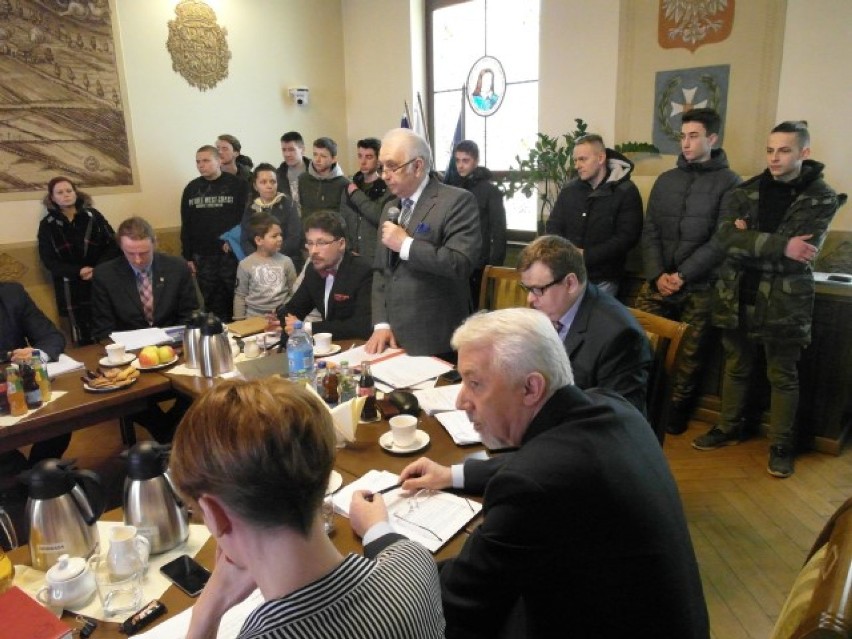 WKB Gryf na sesji Rady Miasta Wejherowa