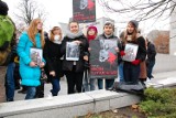Protest przeciwko rytualnemu ubojowi zwierząt w Warszawie [zdjęcia]