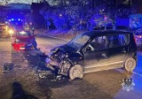 Czołowe zderzenie z autem nauki jazdy na ul. Wańkowicza w Wałbrzychu! Są znane przyczyny
