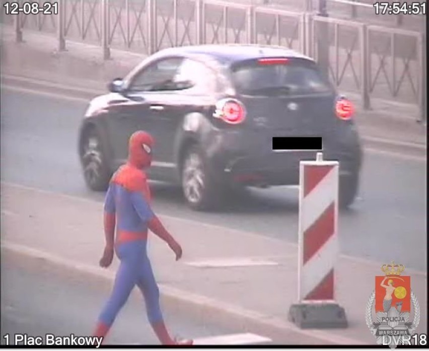 Mandat dla Spidermana. Bo kierował ruchem