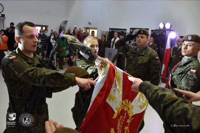 Przysięga nowych żołnierzy radomskiej 6 Mazowieckiej Brygady Obrony Terytorialnej.