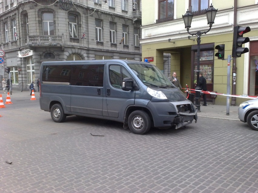 Na ulicy Więckowskiego przy Piotrkowskiej doszło do wypadku....
