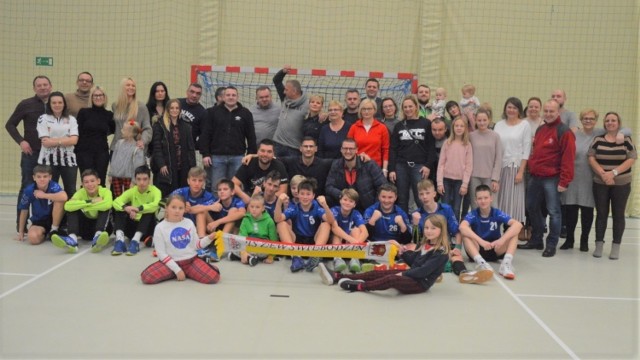 Mecz piłki ręcznej młodzików w szóstej kolejce Lubuskiej Ligi Młodzików - UKS Spartakus Handball Team Zielona Góra kontra TS Zew I Świebodzin