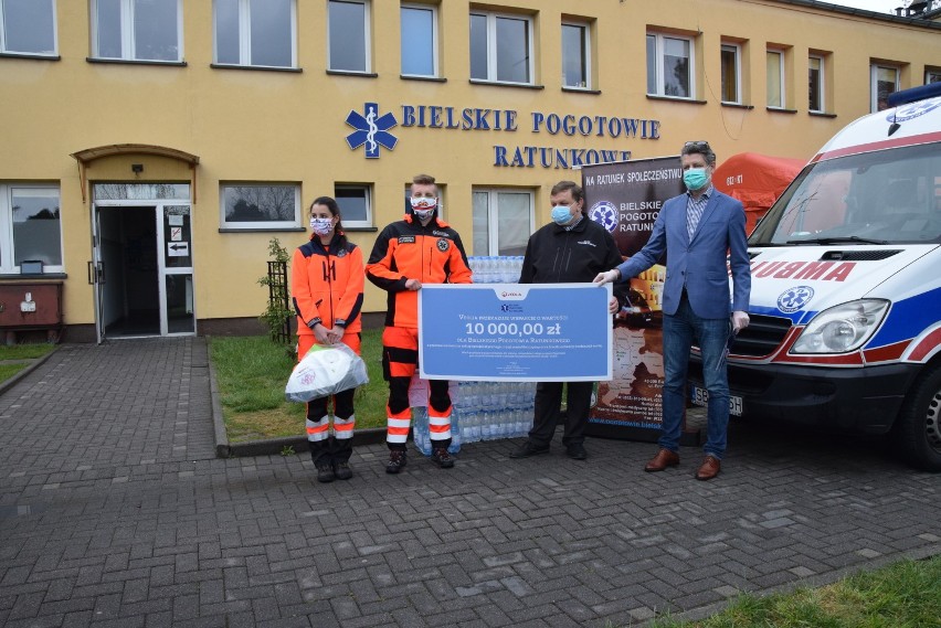 Veolia wspiera Pogotowie Ratunkowe oraz Szpital Pediatryczny w Bielsku-Białej 