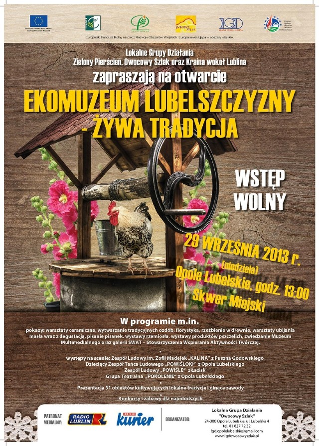 W niedzielę w Opolu Lubelskim będzie promowało się Ekomuzeum Lubelszczyzny