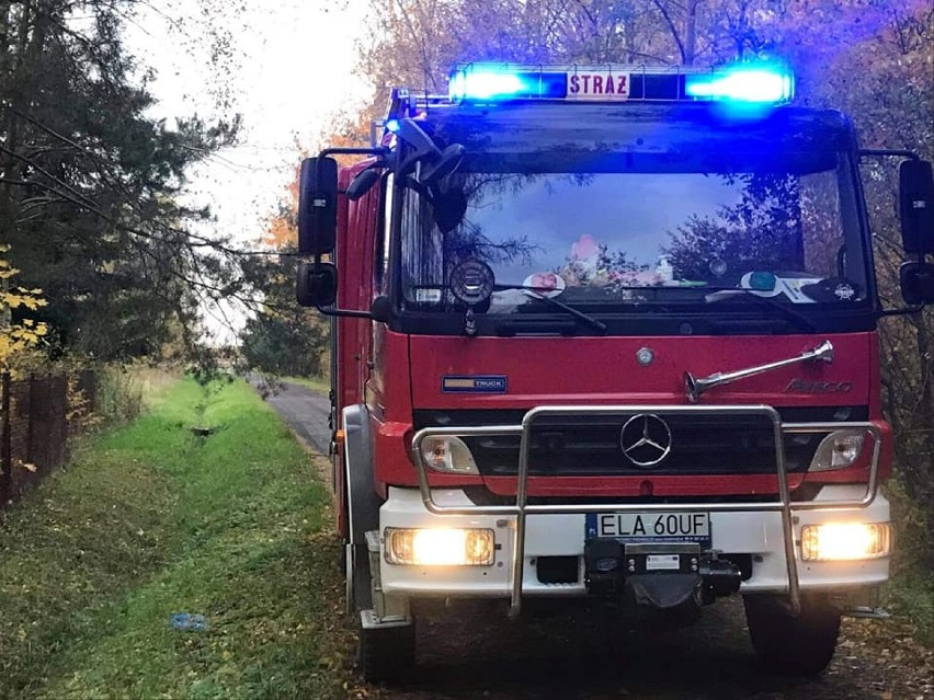 Wichura w powiecie łaskim. Połamane drzewa, zerwane linie energetyczne