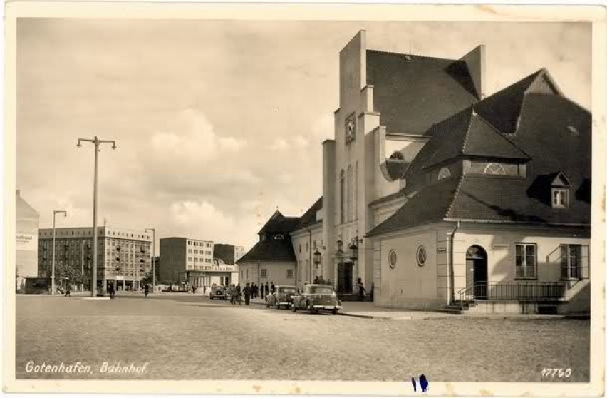 Stara pocztówka z Gdyni