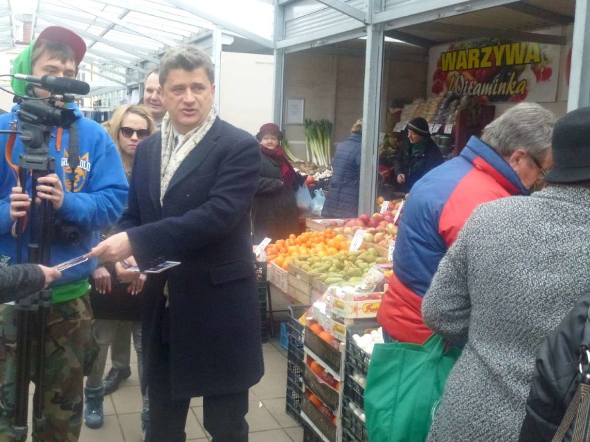 Janusz Palikot w Gnieźnie [FOTO]