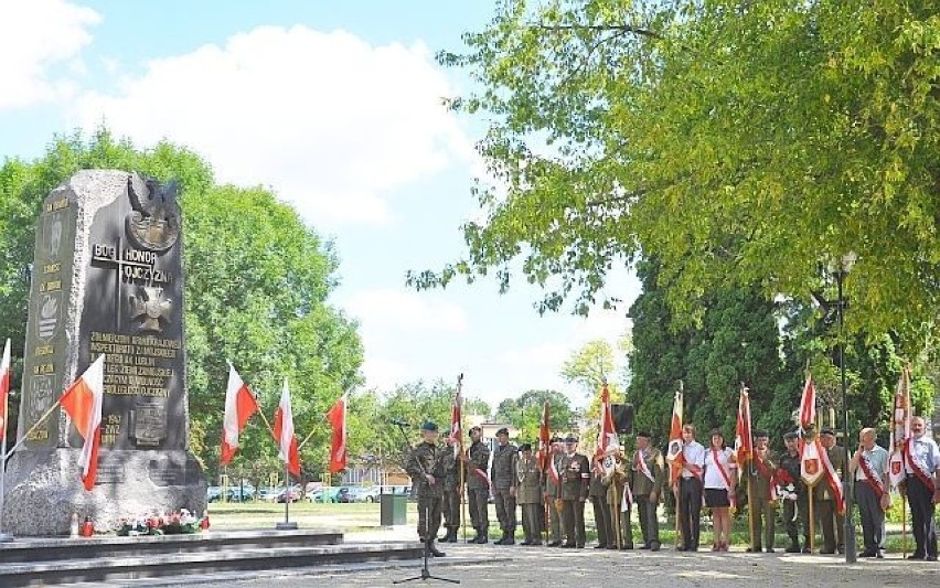 Pomnik poświęcony żołnierzom AK Okręg Zamość. Fot. Tadeusz...