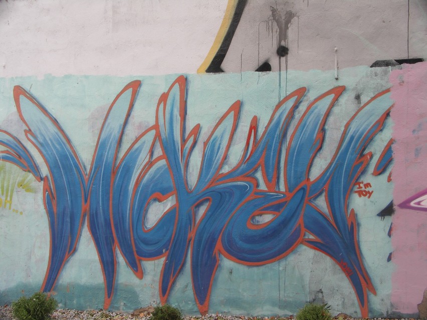 Grafitti przy krotoszyńskim kinie Przedwiośnie