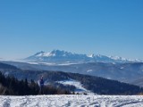 Piękna zima w Beskidzie Sądeckim. Ze szczytów widać ośnieżone Tatry [ZDJĘCIA]