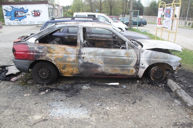 Podpalenia aut w Olkuszu