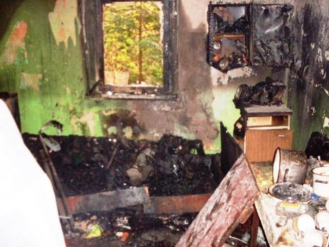 Pożar domu w Koninie. Spłonął mężczyzna