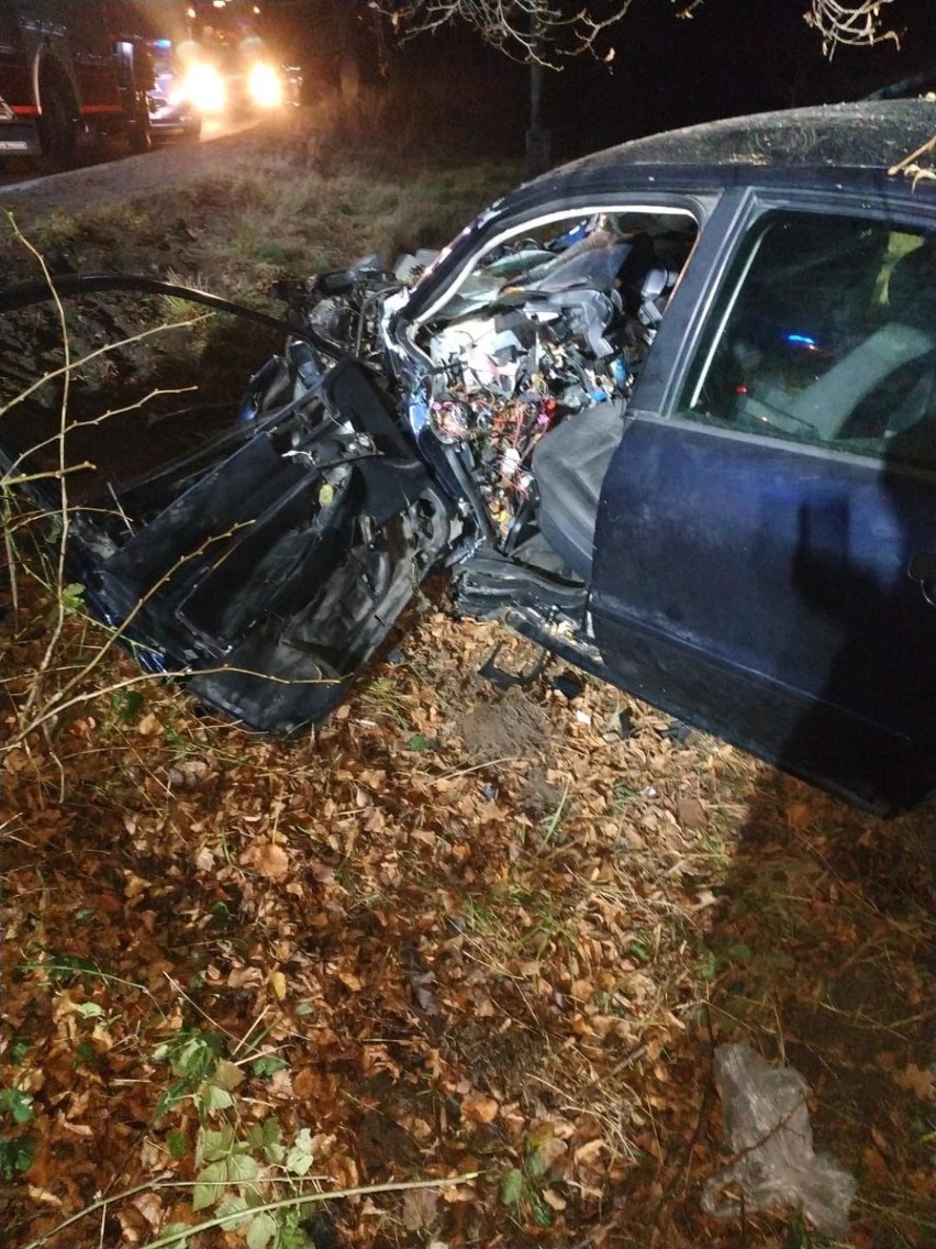 Wypadek w Woli Wiązowej w gminie Rusiec