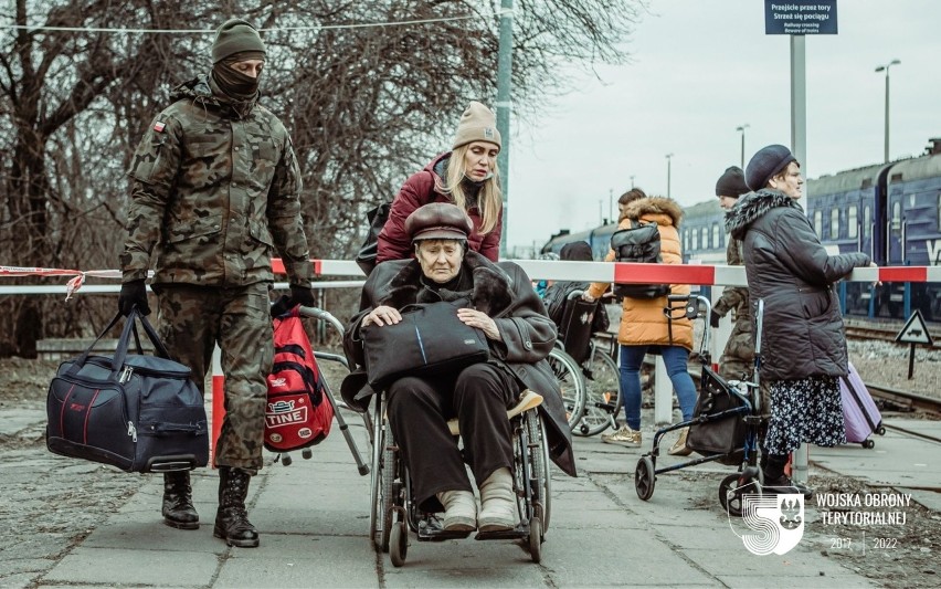 Lubelscy terytorialsi pomagają uchodźcom z Ukrainy. Zobacz zdjęcia