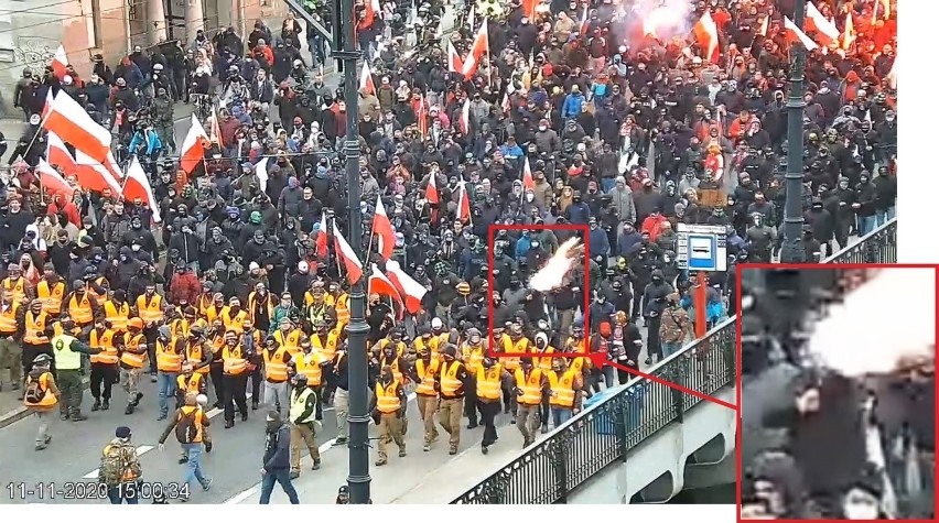 Osoba podejrzewana o zniszczenie mienia poprzez wywołanie...