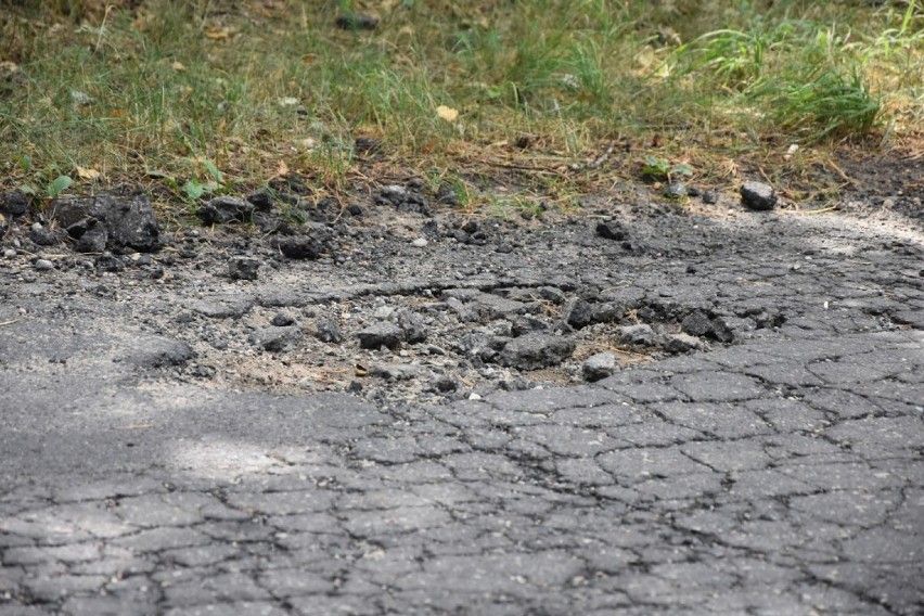 Fatalny odcinek drogi Kuślin - Dąbrowa