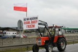 Protest rolników na drodze do lotniska w Pyrzowicach - zobacz ZDJĘCIA